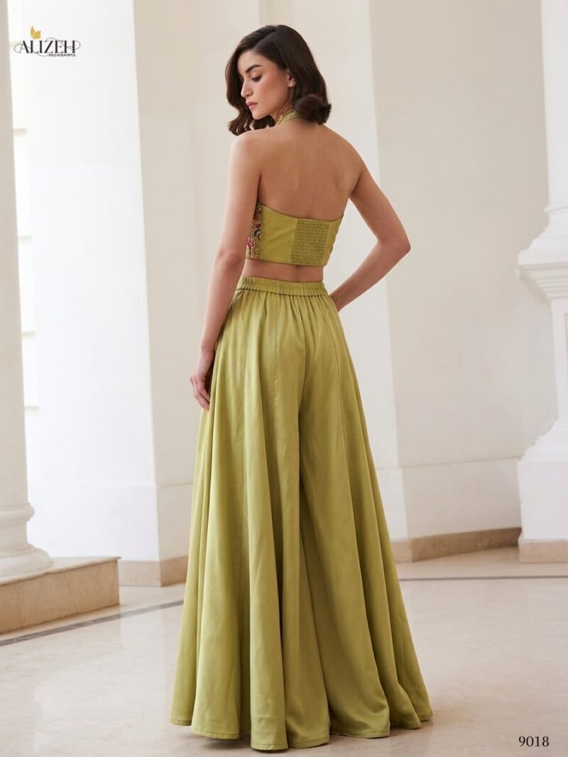 Green Soft Silk Embroidered Designer Salwar Kameez for Women - Alizeh_9017