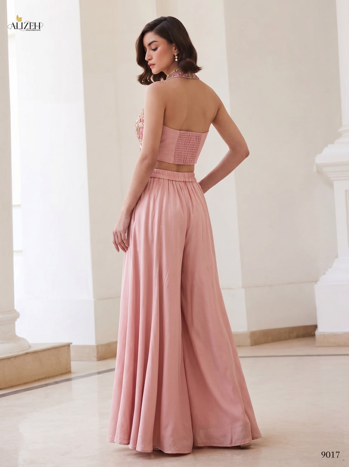 Pink Soft Silk Embroidered Designer Salwar Kameez for Women - Alizeh_9018